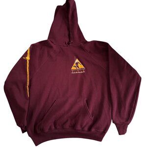 Vintage USC Fencing Hoodie Maroon XL Lee Midweight Cotton Blend Made In USA